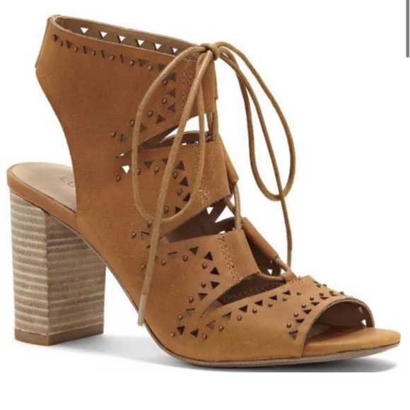 Lucky brand strappy leather heels - Picture 1 of 7